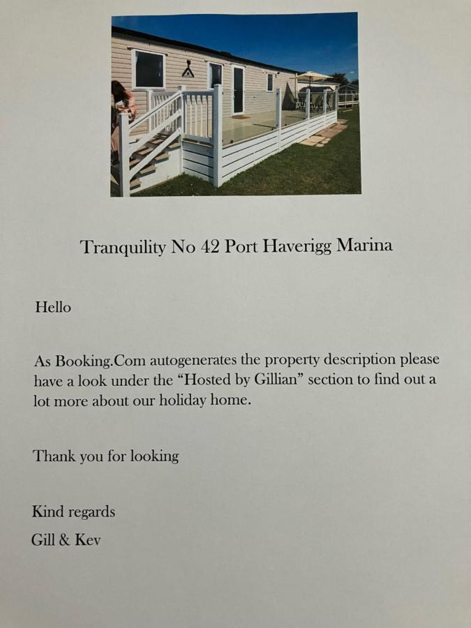 Tranquility No 42 Port Haverigg Marina Millom Exterior photo
